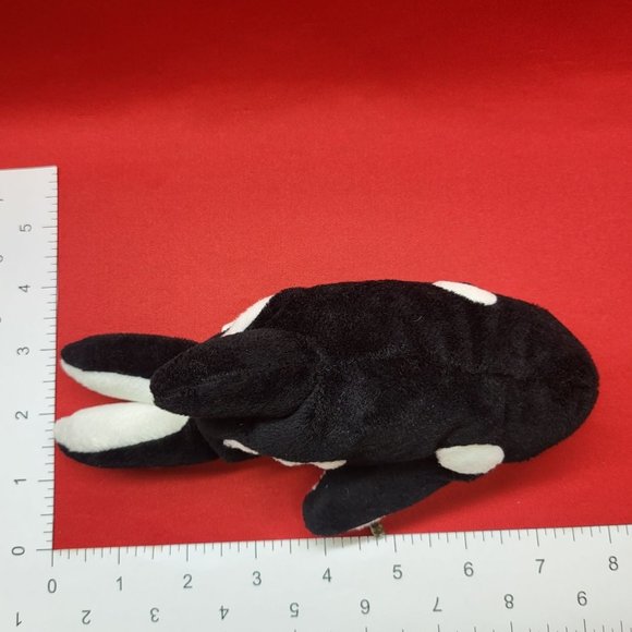 Coca Cola Whale With Coke Bottle Bean Bag Plush Stuff Toy 1997 - Picture 8 of 13